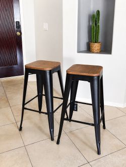 Set of 2 Westfield Black Barstools – New With Tags