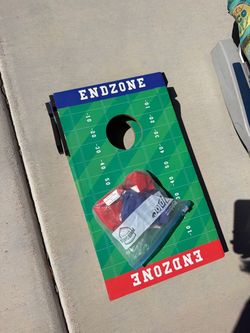 Mini Football / Endzone Tabletop Cornhole Game Set with Bean Bags