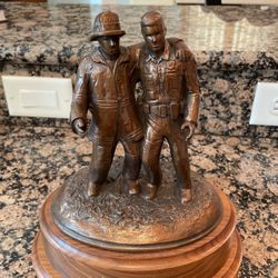Police And Fireman 911 Sculpture