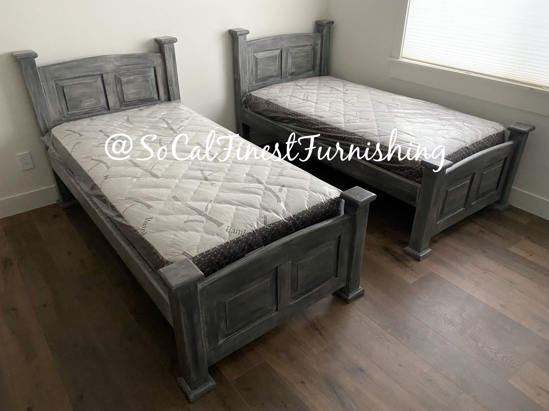 Twin Bed With Mattress 