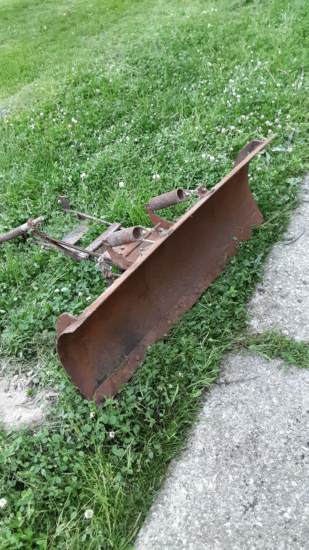 Plow for a tractor