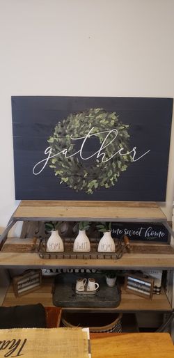 "Gather" Pallet Wall Decor 