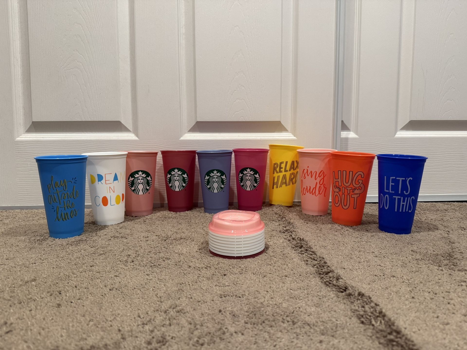 Starbucks Plastic Cups