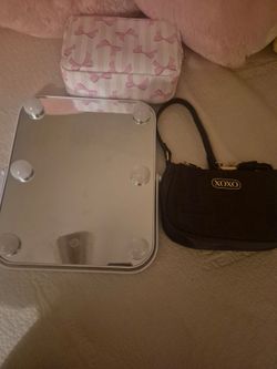 Mirror makeup bag and purse