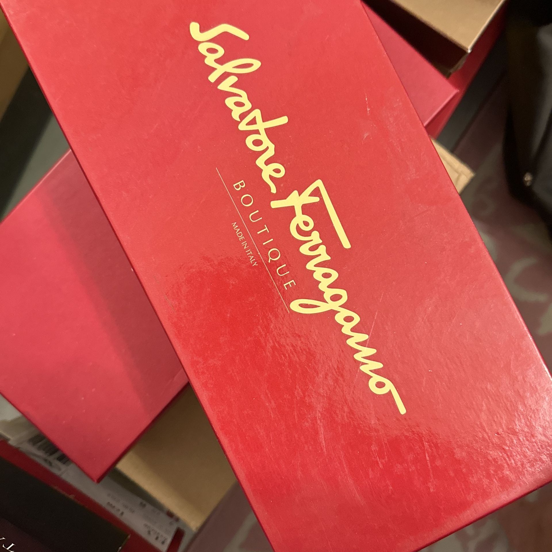 Salvatore Ferragamo Flats Size 7.5  & Accessories