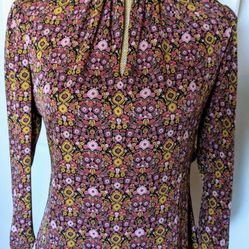 Original silk penguin blouse size small,  amazing details. New