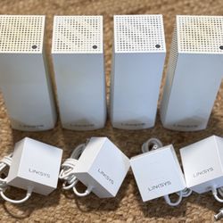 4 Node Linksys Velop Mesh WiFi Router