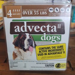 advecta II For dogs 4 Month Supply