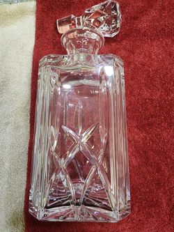 Atlantis Trident Crystal Decanter - Luxurious   And Vintage