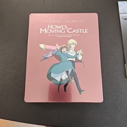 NEW SEALED: Howl's Moving Castle - Blu-ray + DVD Steelbook - Studio Ghibli