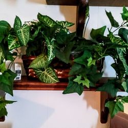 NWT Artificial Plant Basket