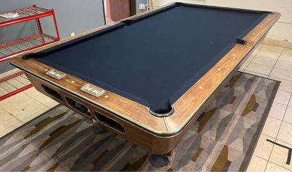 Vintage Style 8FT Pool Table - Delivery/Setup first floor included , any color felt & accessory kit included , Ball return style , 1pc slate