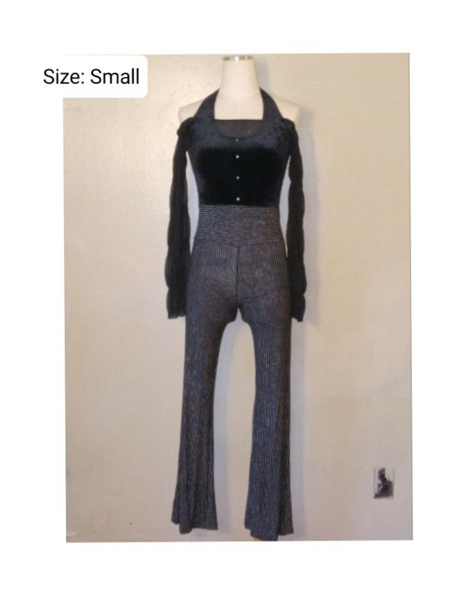 Black & Silver Dancer Jumpsuit !