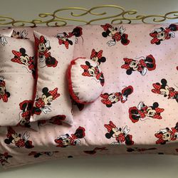 Minnie Mouse Doll Bedding Set