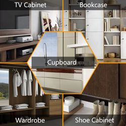 Magnetic Touch Catch Latch 1.85" x 1.5"(LxW) Closures for Cabinet Door Shutter Brown and Silver Tone 1PCS