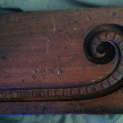 Antique Wooden Object Maybe A Mold ? 