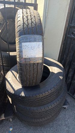 Firestone 225/75/16 Used Tires