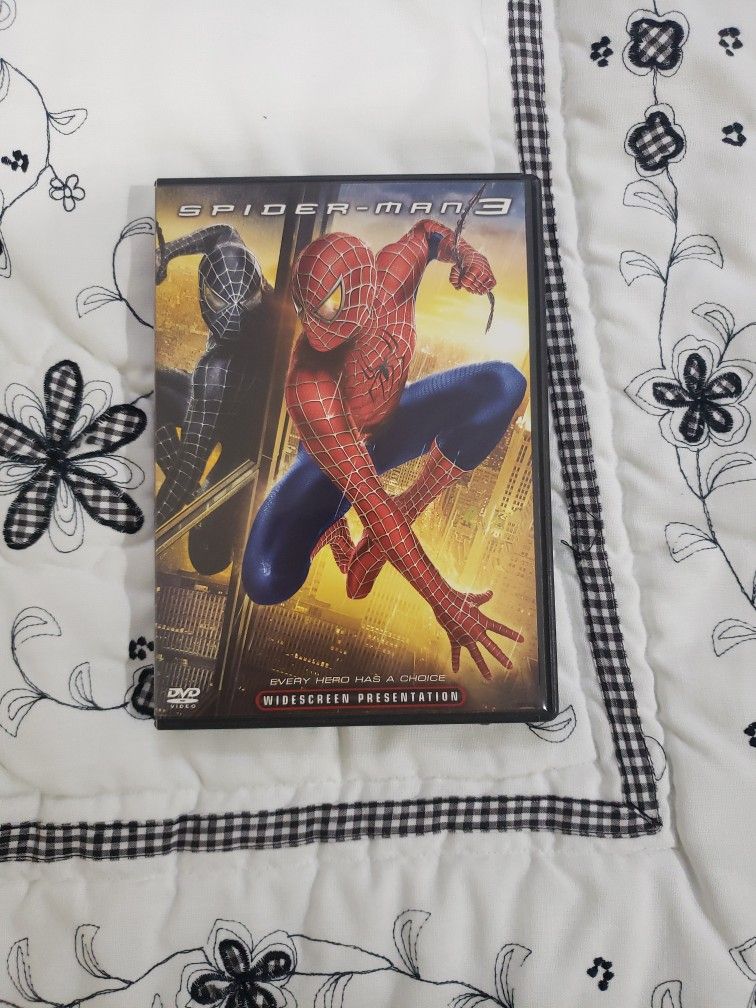 Spider Man 3 DVD