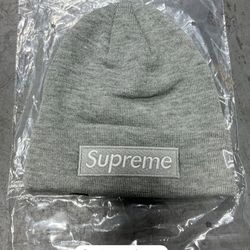 Supreme Grey Beanie