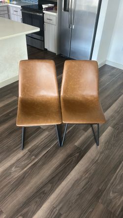 Leather chairs
