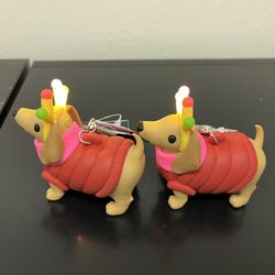 2. Bath And Bodyworks Christmas Dachshund Pocket Hand Sanitizer Holder