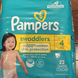 Pampers diapers size4 $7