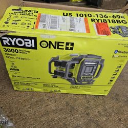 Riobi 18v 3000watts Powe Station New With Battery And Charger Included $550 Price Is Firm// Nueva Precio Firme $550