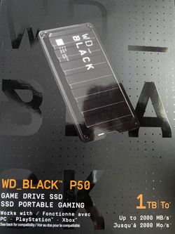 WD Black P50 Game Drive SSD 1TB