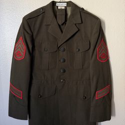 USMC Service Alpha Coat- Male 38S
