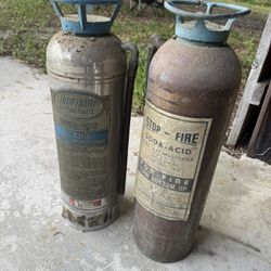 Old Fire extinguishers/ Project/decoration