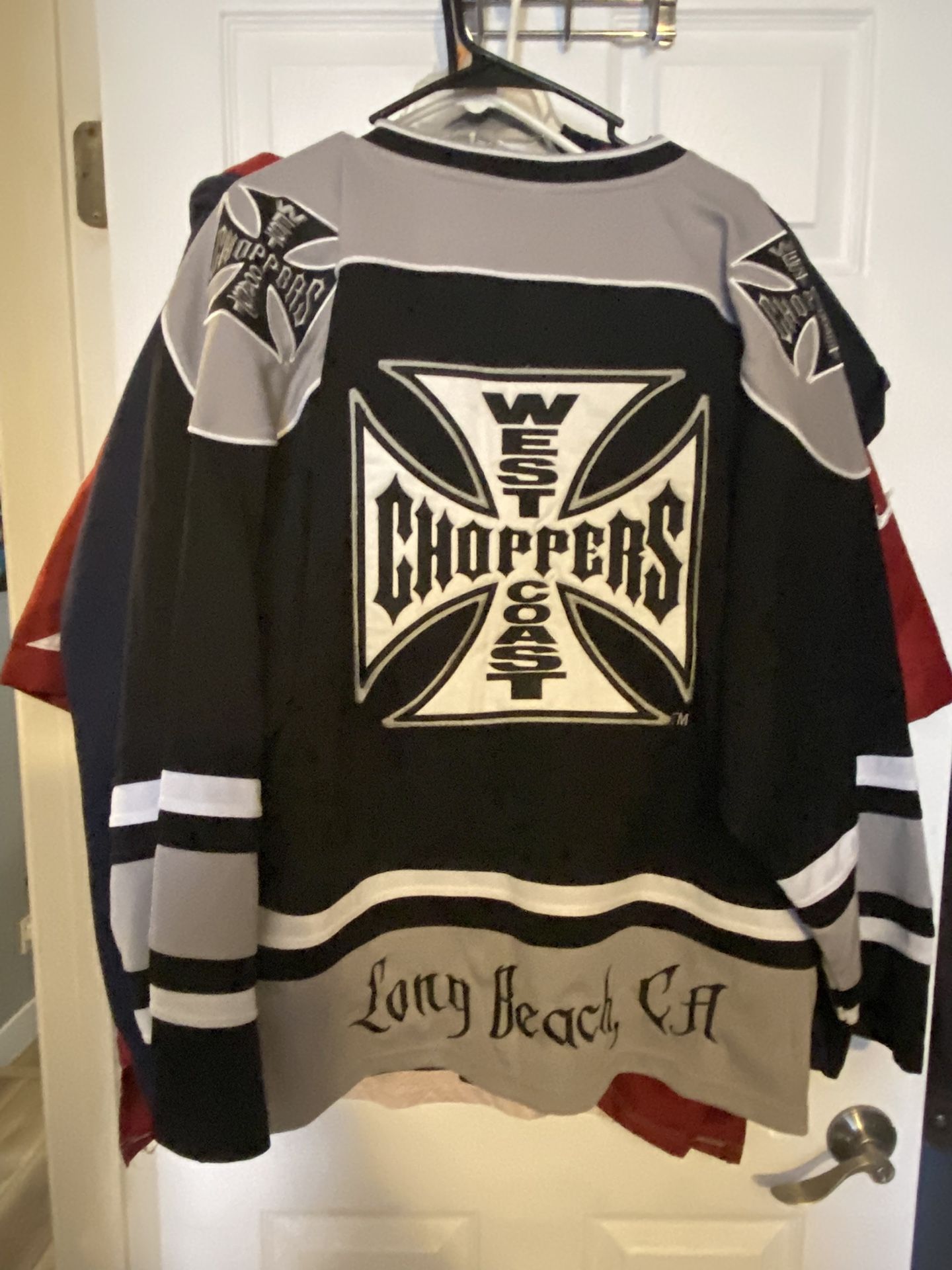Rare Vintage West Coast Choppers Sweatshirt Jersey Jacket Size X-LARGE