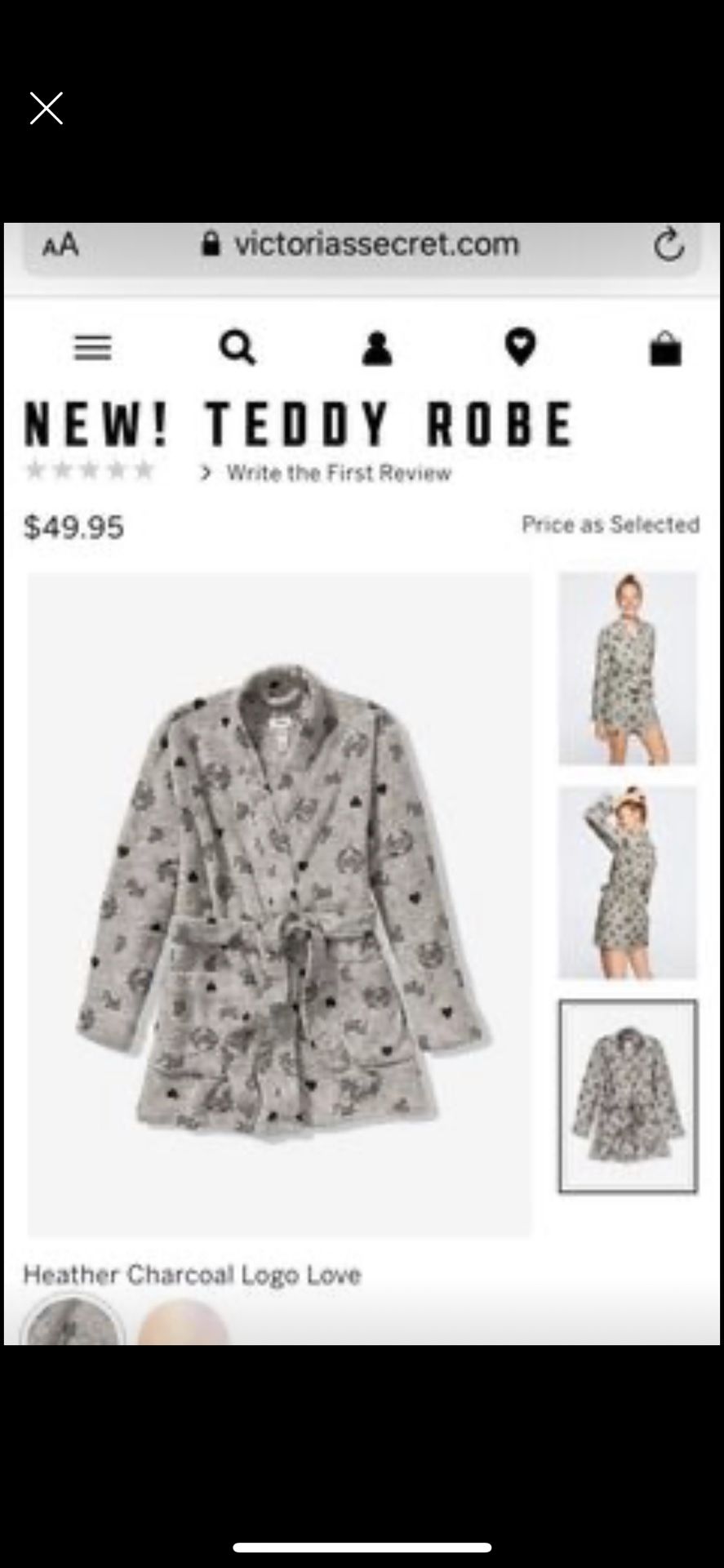 Victoria’s Secret Robe , Bag, Perfume