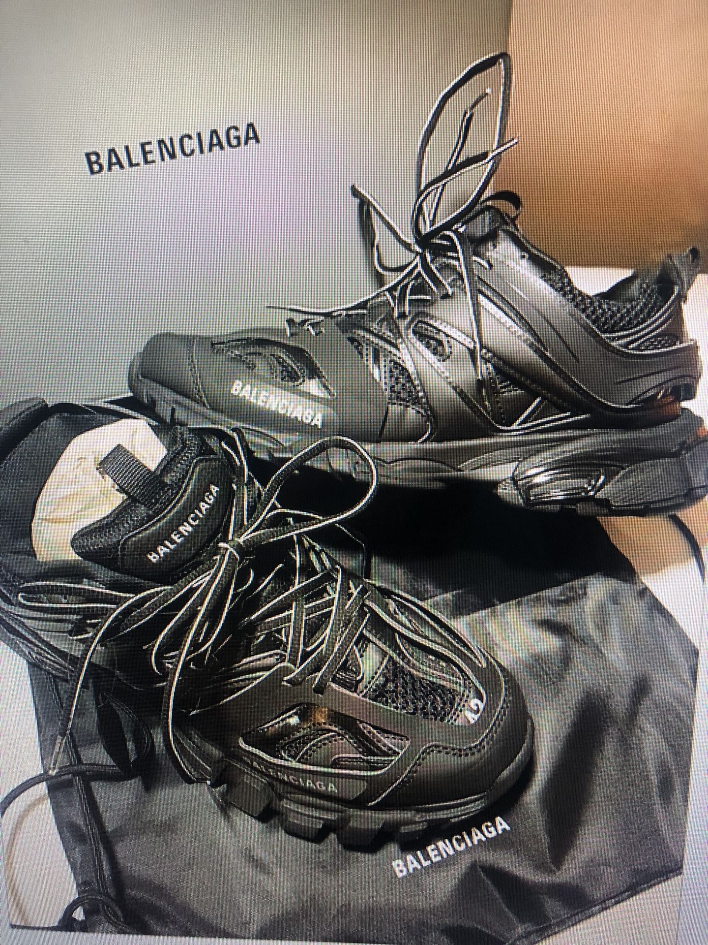 Black Balenciaga Track 2’s. 43,44,45
