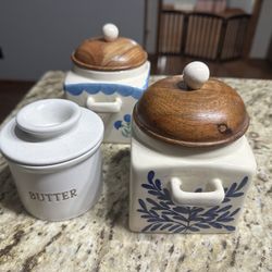 Kitchen storage jars