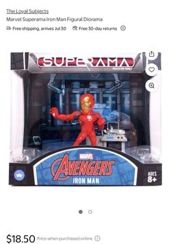Marvel Superama Iron Man Figural Diorama