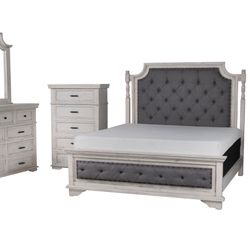  Six piece king bedroom set