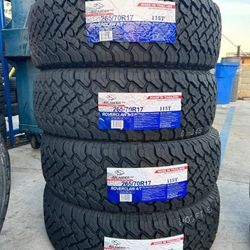265 70 17 A/T New Set Of Tires 