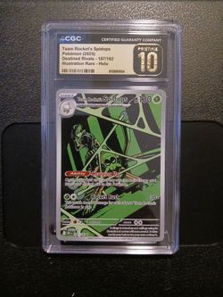 Pokemon TCG Team Rocket's Spidops 187/182 CGC 10 Pristine