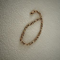 18 k rose gold bracelet