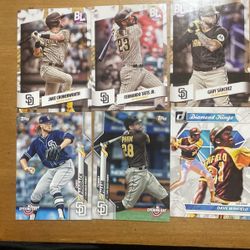 SAN DIEGO PADRES 14 CARD LOT 