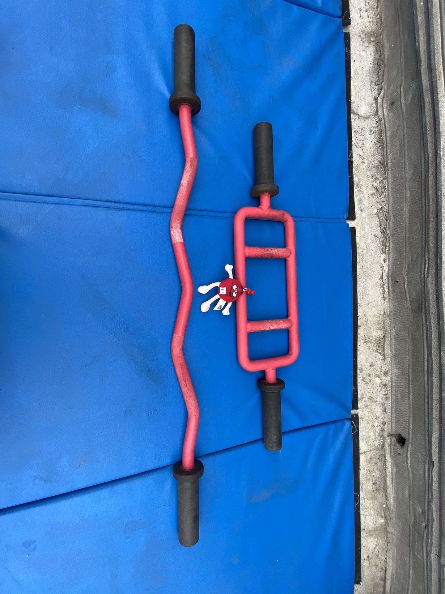Synergee Tricep Bar And EZ Curl Bar (sold as pair)