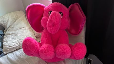 Giant pink elephant, stuffy