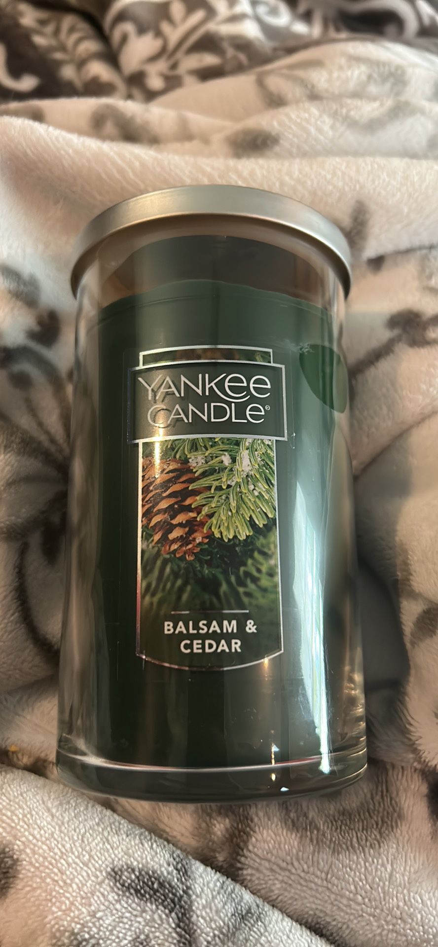 Yankee Candle Balsam and Cedar Perfect Pillar 12oz