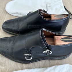 Like New Allen Edmonds St. John's Double Monk Strap Men’s Shoes Size 9.5