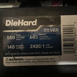 (2) Die Hard Deep Cycle Marine 12V 