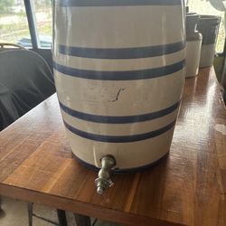 Antique Robinson 4gal stoneware water jug