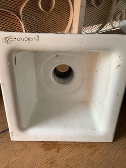 Proflo White Utility Sink Basin