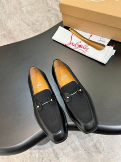 Christian Louboutin Men’s Leather Shoes With Box 2026 New