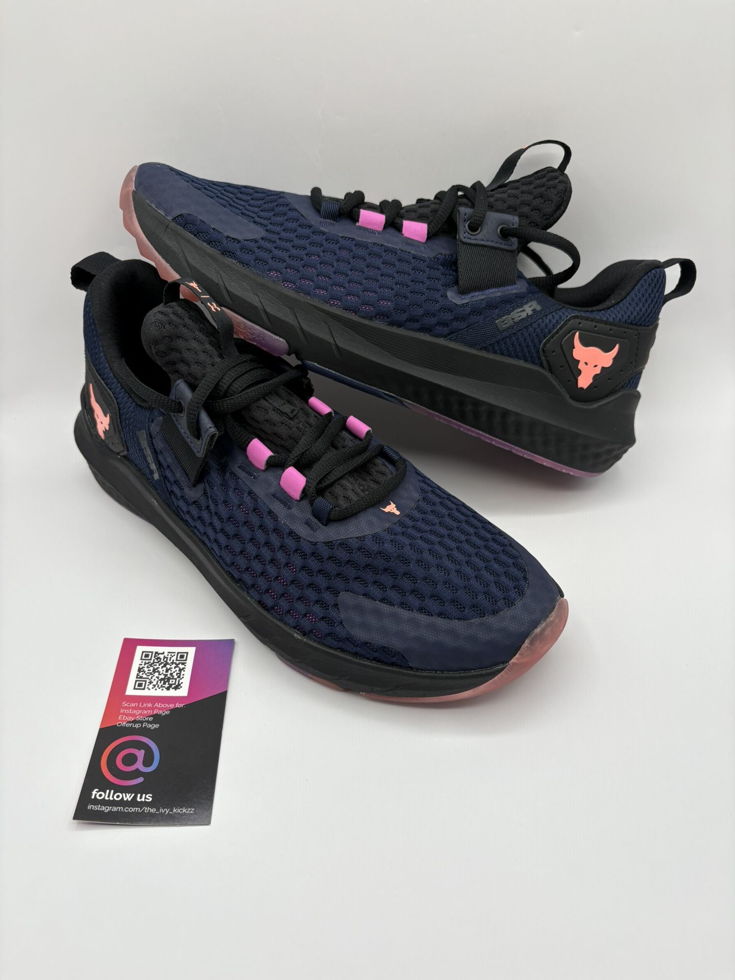 Orange Project Rock Bsr Training Shoes New Under Armour Project