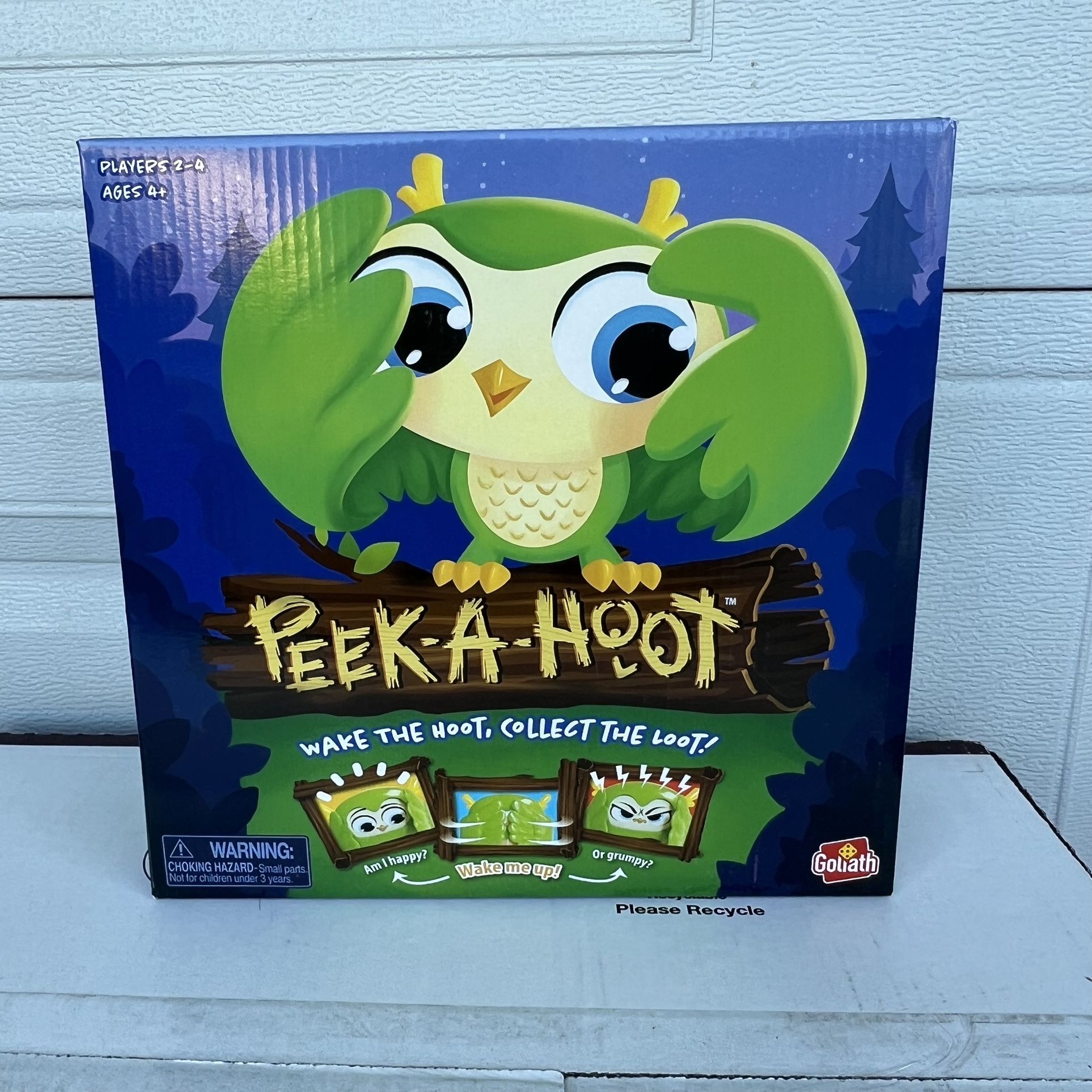 NEW! Peek a hoot board game